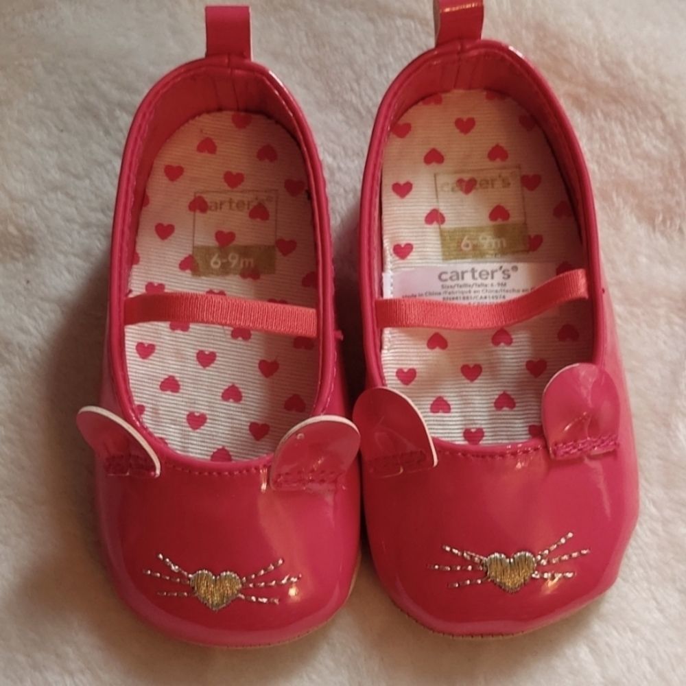 Carter's - Baby Size 6-9 months - Pink - Flats